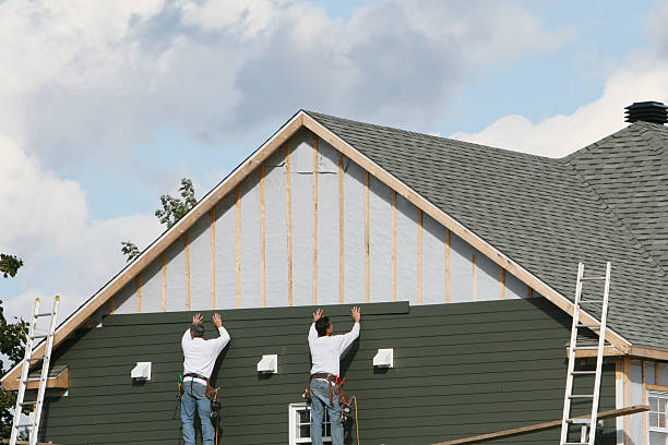 Professional Emergency Siding Repair technician working in Watertown, NY